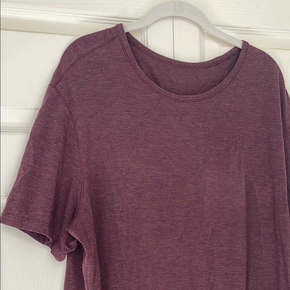 Lululemon Athletica Maroon Short Sleeve Tee
